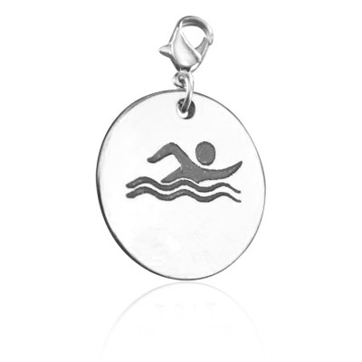 Swimmer Charm - Custom Jewellery By All Uniqueness