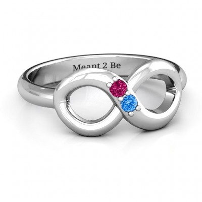 Twosome Infinity Ring - Custom Jewellery By All Uniqueness
