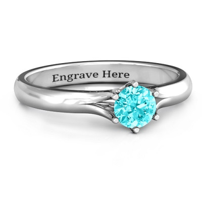 6 Prong Solitaire Ring - Custom Jewellery By All Uniqueness
