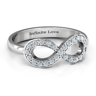 Accented Infinity Ring - Custom Jewellery By All Uniqueness