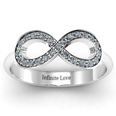 Accented Infinity Ring - Custom Jewellery By All Uniqueness