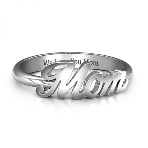 All About Mom Name Ring - Custom Jewellery By All Uniqueness