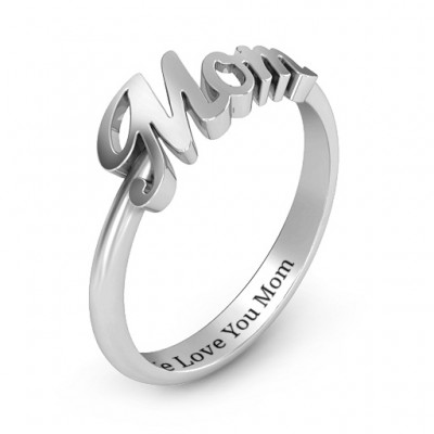 All About Mom Name Ring - Custom Jewellery By All Uniqueness