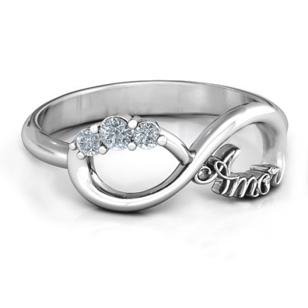 Amor Infinity Ring - Custom Jewellery By All Uniqueness