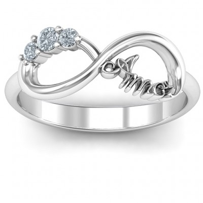 Amor Infinity Ring - Custom Jewellery By All Uniqueness