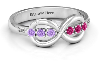 Auroral Infinity Ring: Crafting Your Infinite Story with Custom Gems
