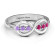 Auroral Infinity Ring: Crafting Your Infinite Story with Custom Gems
