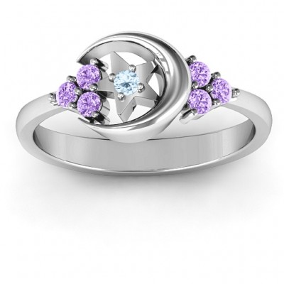 Beautiful Night Ring - Custom Jewellery By All Uniqueness