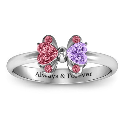 Beauty And The Bow Ring - Custom Jewellery By All Uniqueness