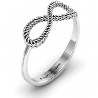 Braided Infinity Ring - Custom Jewellery By All Uniqueness
