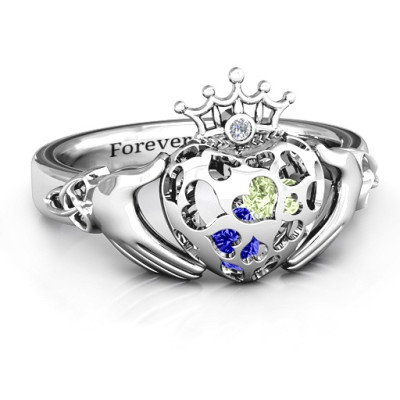 Caged Hearts Claddagh Ring - Custom Jewellery By All Uniqueness