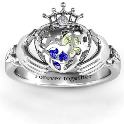 Caged Hearts Claddagh Ring - Custom Jewellery By All Uniqueness
