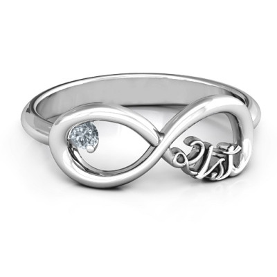 Celebrate 21 Infinity Ring - Custom Jewellery By All Uniqueness