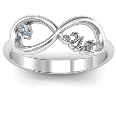 Celebrate 21 Infinity Ring - Custom Jewellery By All Uniqueness