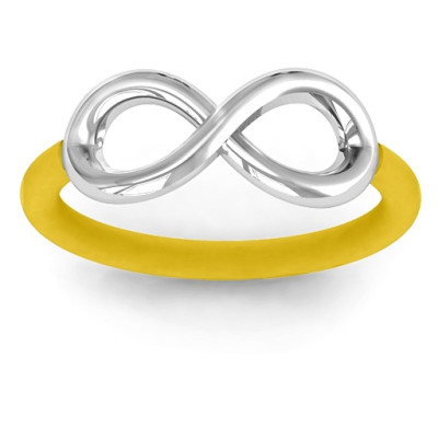 Classic Infinity Ring with Changeable Bands - Custom Jewellery By All Uniqueness