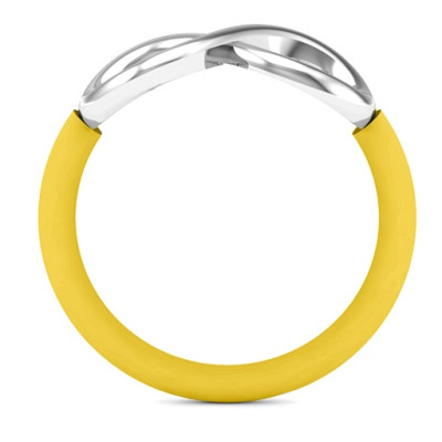Classic Infinity Ring with Changeable Bands - Custom Jewellery By All Uniqueness