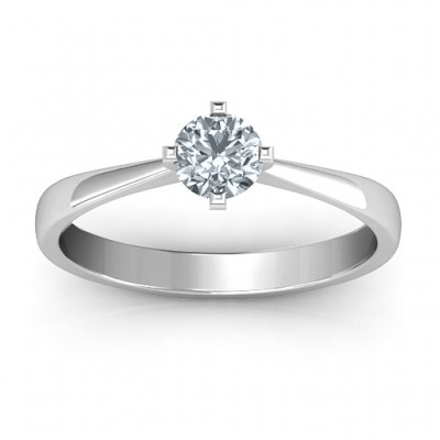 Classic Round Solitaire Ring - Custom Jewellery By All Uniqueness