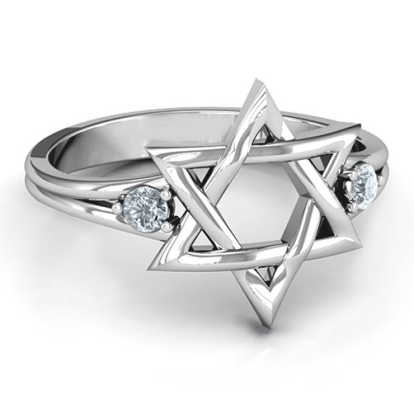 Classic Star of David Ring - Custom Jewellery By All Uniqueness