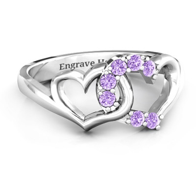 Connecting Hearts Ring - Custom Jewellery By All Uniqueness
