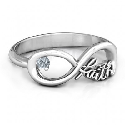 Faith Infinity Ring - Custom Jewellery By All Uniqueness