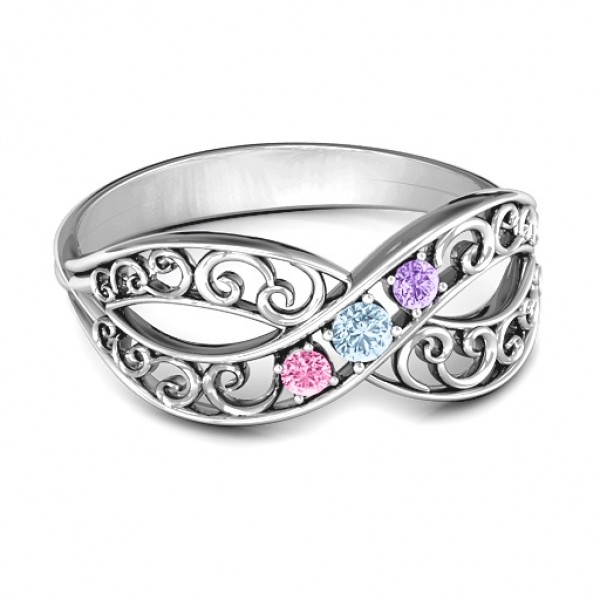 Forever Filigree Infinity Ring - Custom Jewellery By All Uniqueness