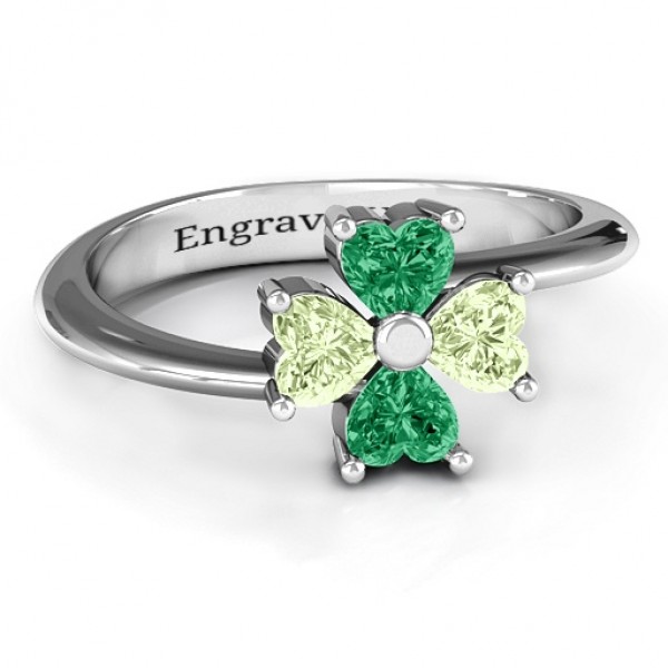 Four Heart Clover Ring - Custom Jewellery By All Uniqueness