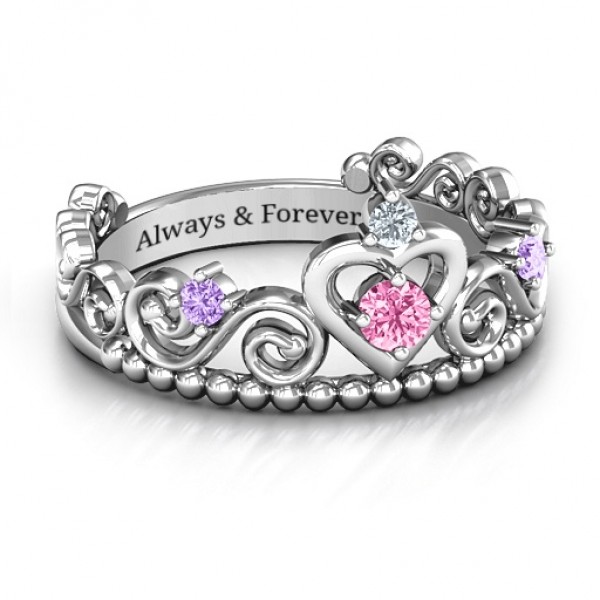 Happily Ever After Tiara Ring - Custom Jewellery By All Uniqueness