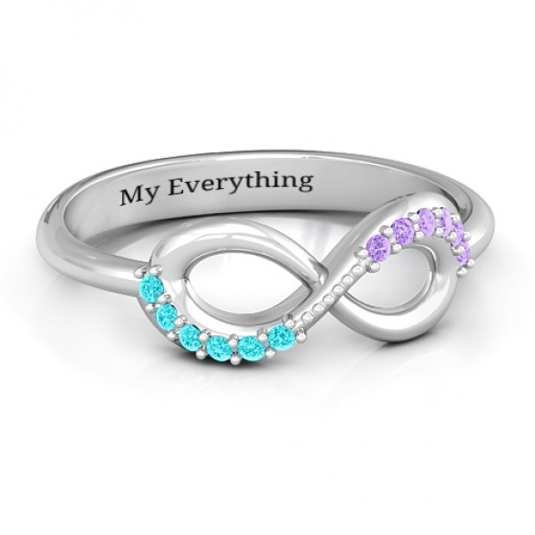 Infinity Accent Ring - Custom Jewellery By All Uniqueness