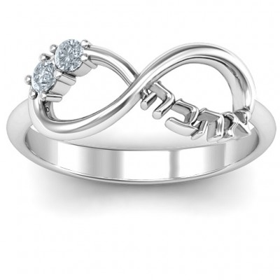 Infinity Ahava Ring - Custom Jewellery By All Uniqueness