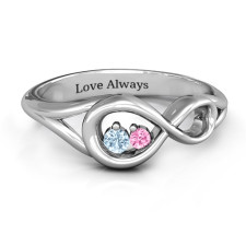 Infinity Love Nest Ring: Your Story, Crafted with Heart