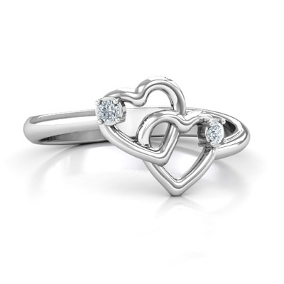 Linked in Love Ring - Custom Jewellery By All Uniqueness