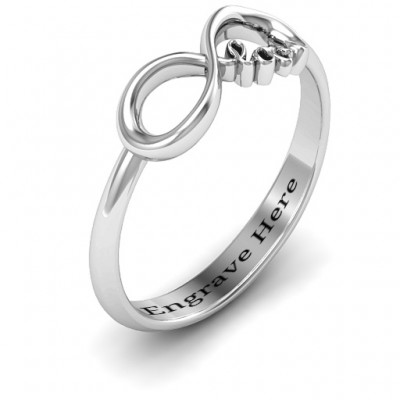 Love Infinity Ring - Custom Jewellery By All Uniqueness