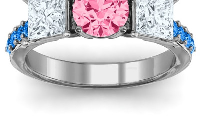 Majestic Three Stone Eternity Ring: Crafting Your Forever Story