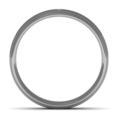 Men s Cross and Brushed Centre Tungsten Ring - Custom Jewellery By All Uniqueness