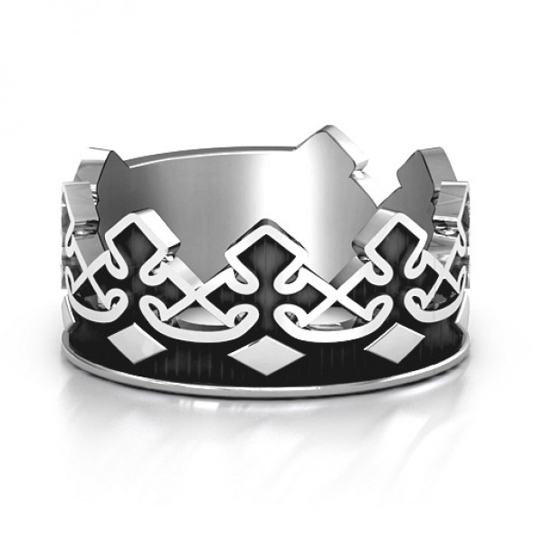Men s Regal Crown Band - Custom Jewellery By All Uniqueness