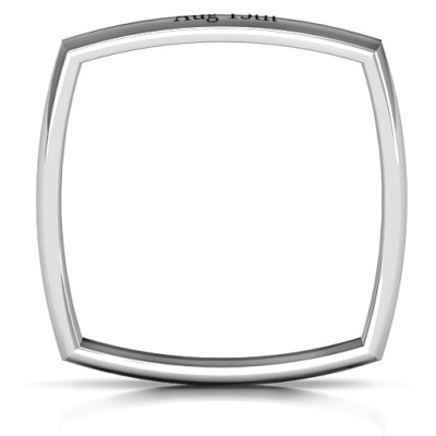 Men s Square Comfort-Fit Band - Custom Jewellery By All Uniqueness