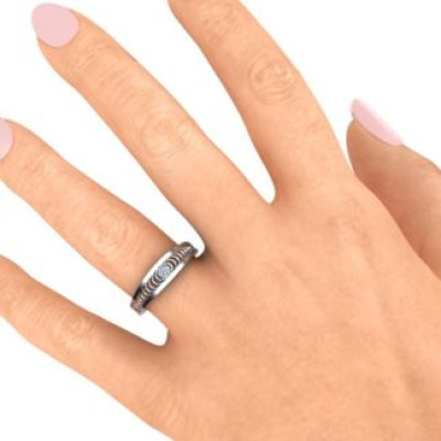Modern Elegance Band Ring - Custom Jewellery By All Uniqueness