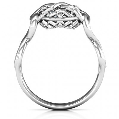 My Infinite Love Caged Hearts Ring - Custom Jewellery By All Uniqueness