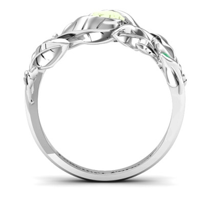 Organic Leaf Ring - Custom Jewellery By All Uniqueness