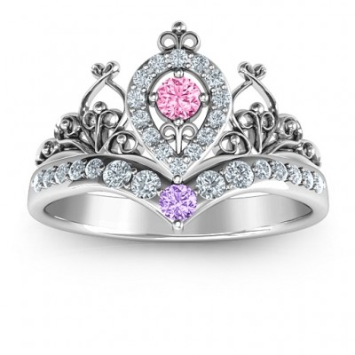 Queen Of My Heart Tiara Ring - Custom Jewellery By All Uniqueness