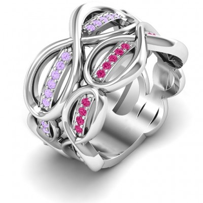 Ravishing Love Infinity Ring - Custom Jewellery By All Uniqueness