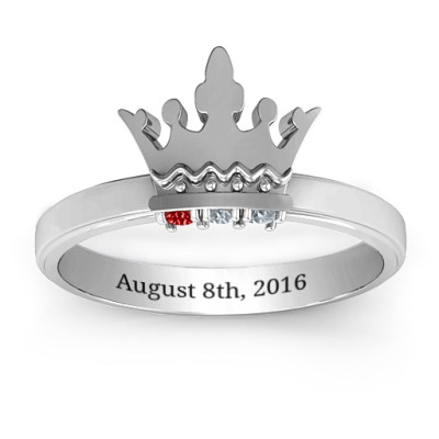 Royal Family Princess Tiara Ring - Custom Jewellery By All Uniqueness