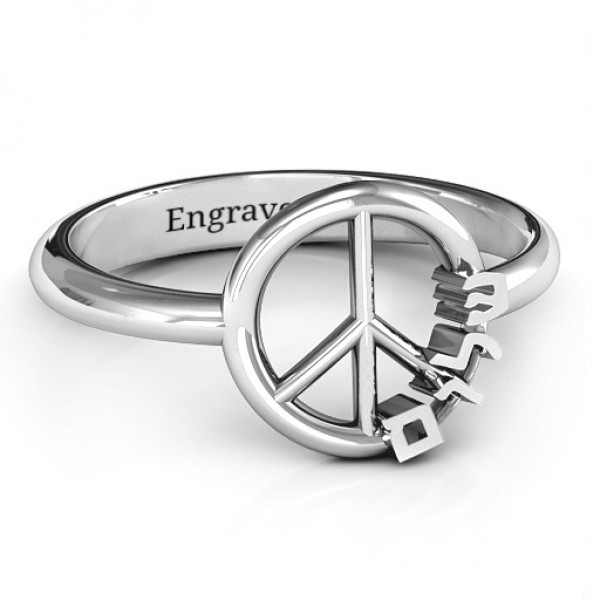 Shalom Peace Ring - Custom Jewellery By All Uniqueness
