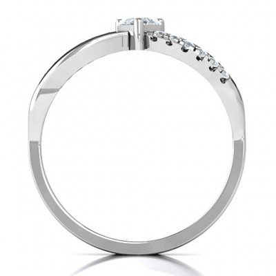 Split Shank Heart Promise Ring - Custom Jewellery By All Uniqueness