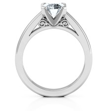 The Dazzling Journey of Our Silver Adoration Solitaire Ring