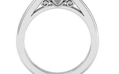 The Dazzling Journey of Our Silver Adoration Solitaire Ring