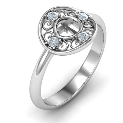 Silver Chai Filigree Ring - Custom Jewellery By All Uniqueness