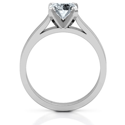 Silver Classic Solitaire Ring - Custom Jewellery By All Uniqueness