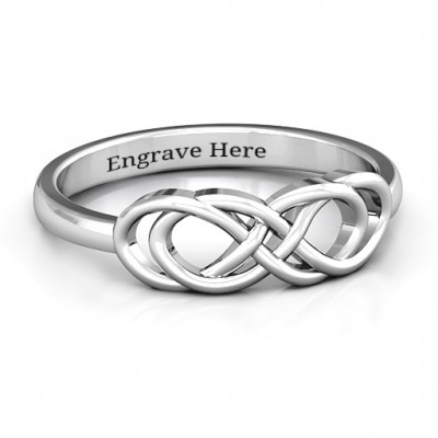 Silver Infinity Knot Ring - Custom Jewellery By All Uniqueness