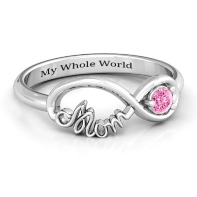 Silver Mom s Infinity Bond Ring - Custom Jewellery By All Uniqueness